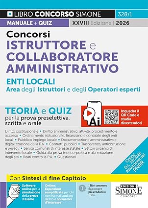 Concorsi istruttore e collaboratore professionale enti locali - Area amministrativa
