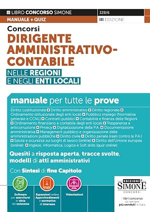 Concorsi dirigente amministrativo-contabile nelle Regioni e negli Enti locali